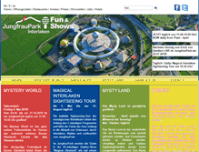 Tablet Screenshot of jungfraupark.ch